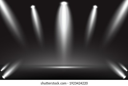 abstract 3d spotlight background design