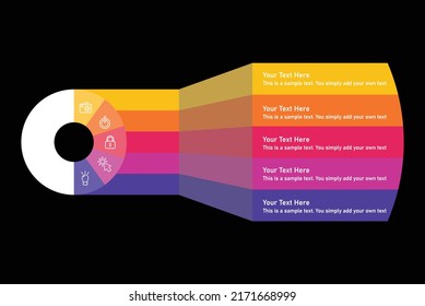 Abstract 3d stairs infographics or timeline template. Vector illustration