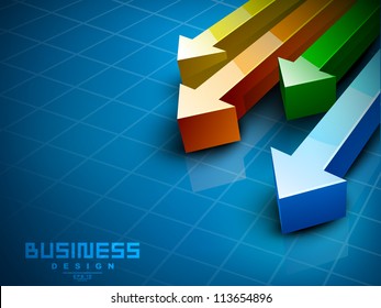 Abstract 3D statistics background, Business concept. EPS 10.