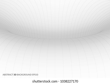 Abstract 3D surface. The illusion of distortion of space.