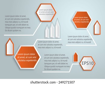 abstract 3d tag infographics vector. Illustration eps10