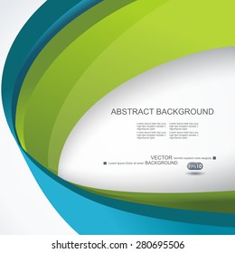 Abstract 3d technology circles vector backgound. Eps 10.