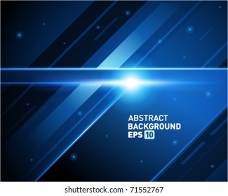 Abstract 3d technology lines  with light vector backgound. Eps 10.