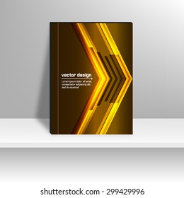 Abstract 3d technology lines vector design