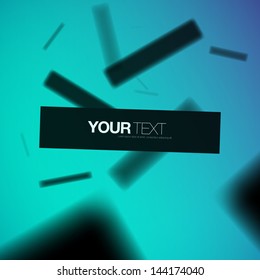 Abstract 3D text banner design vector Eps 10 vector illustration