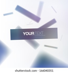 Abstract 3D text box banner design  Eps 10 vector illustration 