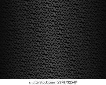 Abstract 3d texture vector black modern pattern background, grunge surface illustration wallpaper.