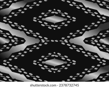 Abstract 3d texture vector black modern pattern background, grunge surface illustration wallpaper.