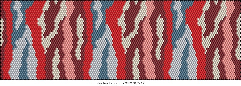 Abstract, 3D, textured, colored background.