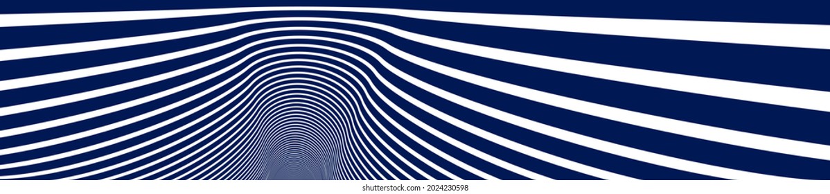 Abstract 3D trendy modern lines in perspective vector background, dimensional design cool element, funky style layout for ads posters banners and covers, perfect abstraction.