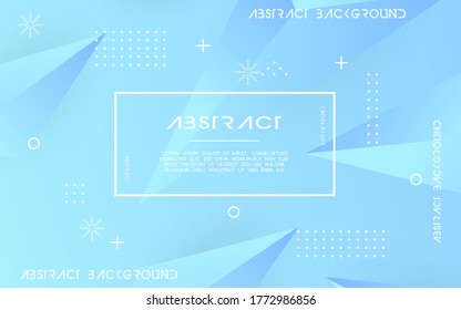 abstract 3d triangle blue background banner design,vector illustration.