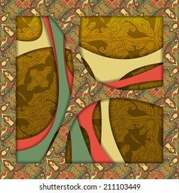 Abstract 3D vector background (design). Eps-10.