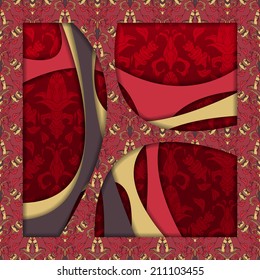 Abstract 3D vector background (design). Eps-10.