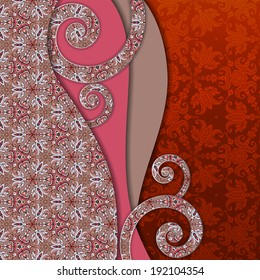 Abstract 3D vector background. Eps-10.