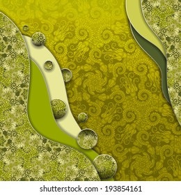 Abstract 3D vector background. Eps-10.