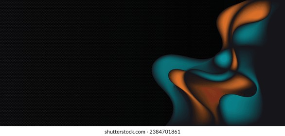 Abstract 3d vector background with seamless pattern