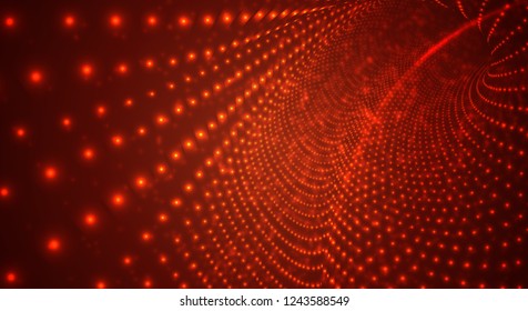 Abstract 3d vector background. space flashes, tunnel and whirlwinds.