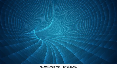 Abstract 3d vector background. space flashes, tunnel and whirlwinds.