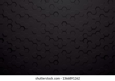 Abstract 3d vector black triangular background,grunge surface-illustration