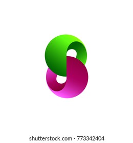 Abstract 3d Vector Colorful Logo