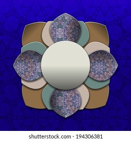 Abstract 3D vector design. Eps-10.