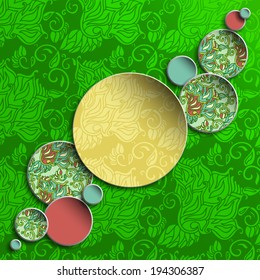 Abstract 3D vector design. Eps-10.