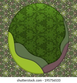 Abstract 3D vector design. Eps-10.