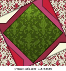 Abstract 3D vector design. Eps-10.