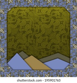 Abstract 3D vector design. Eps-10.