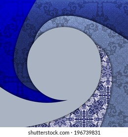 Abstract 3D vector design. Eps-10.