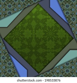 Abstract 3D vector design. Eps-10.