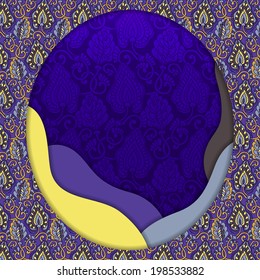 Abstract 3D vector design. Eps-10.