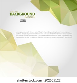 Abstract 3D vector geometric colorful background Vector EPS 10 illustration.