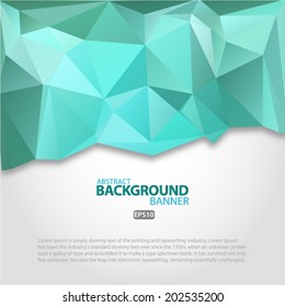 Abstract 3D vector geometric colorful background Vector EPS 10 illustration.