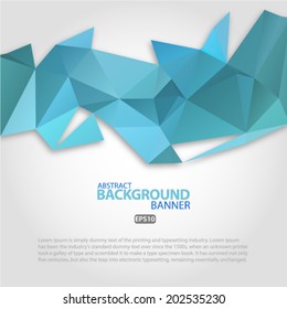 Abstract 3D vector geometric colorful background Vector EPS 10 illustration.