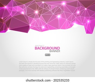 Abstract 3D vector geometric colorful background Vector EPS 10 illustration.