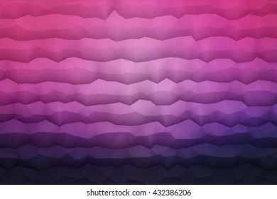 Abstract 3d vector geometrical polygonal waveform structure bright background for design, business, print, web, ui and other