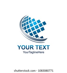 Abstract 3d vector icon such logos template element. Vector Illustration