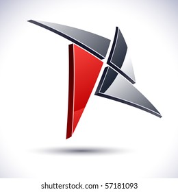 Abstract 3d vector icon such logos.