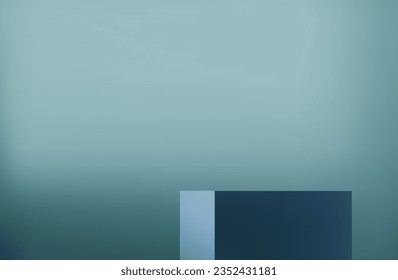 Resumen de la escena mínima de vectores 3D para la presentación de productos de simulación. Concepto de evento de fondo de producto cosmético para la venta. Muestra de escenario en el fondo del estudio de pantalla azul. EPS10 vectores