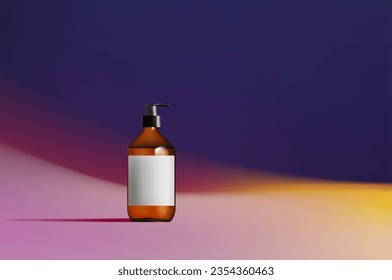 Abstract 3D Vector minimal scene for mockup product display. Cosmetic product background for sale event concept. Stage showcase on blue display studio background. Vector EPS10