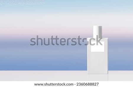 Abstract 3D Vector minimal scene for mockup product display. Cosmetic product background for sale event concept. Stage showcase on blue sky background. Vector EPS10