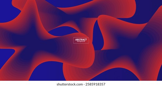 Abstract 3d wave background with dark red gradient color paper scratches on the background. Paper Cut Design Background. Vector eps10