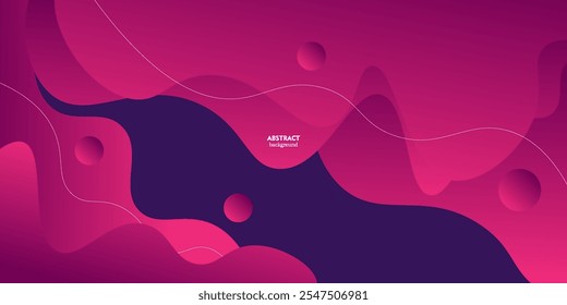 Diseño Abstractas de la onda 3D con el fondo púrpura mínimo para la cubierta del Anuncio, el volante del libro y otros Elementos del Diseño gráfico. Eps10