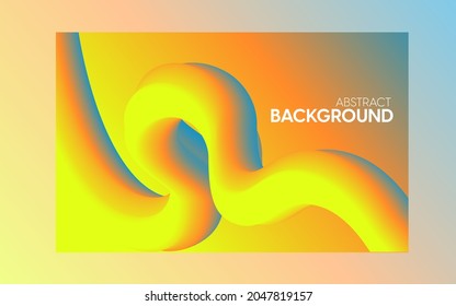 Resumen 3d Oleada Fondo líquido líquido de oleadas. Concepto gráfico para su diseño. 