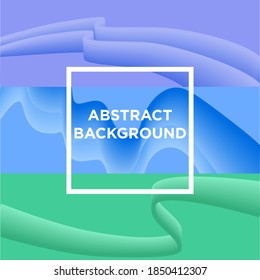 Abstract 3d wave modern background