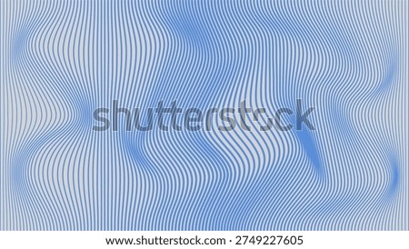 Abstract 3d wavy contour line background. Abstract blue wavy line background