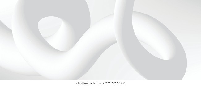 Abstractas Anuncio artístico de forma ondulada 3D