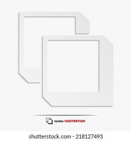 Abstract 3D web icon for your design