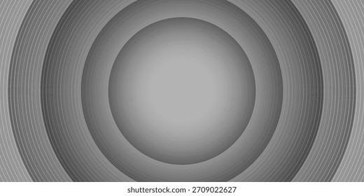 abstract 3d white circle layers background with luxury style, futuristic technology concept. Modern Trendy design in vector Illustration